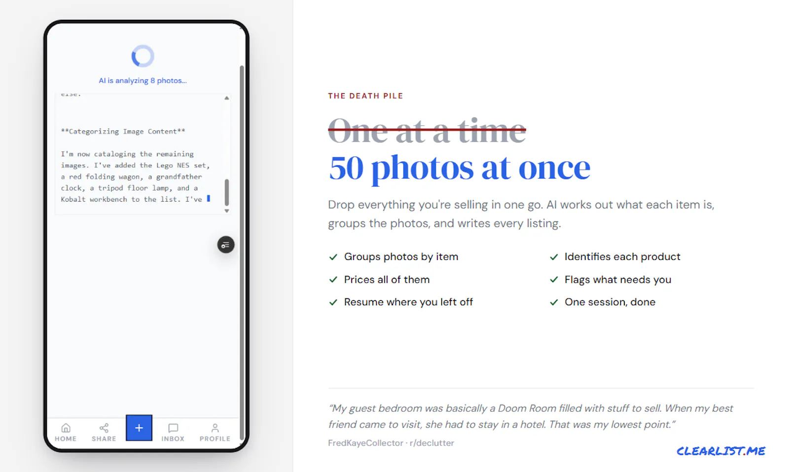 ClearList.me screenshot 3