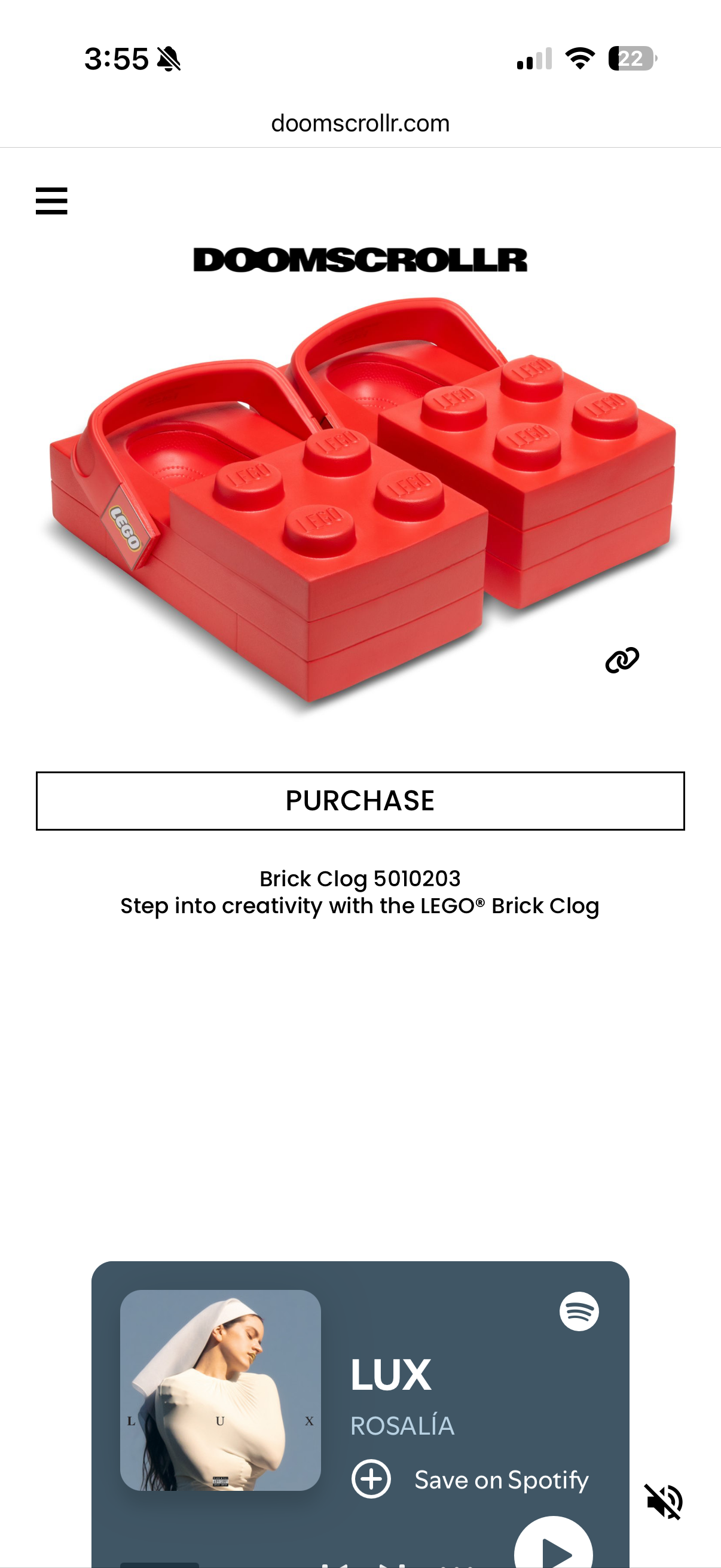 DOOMSCROLLR - Screenshot 4 showing product features and functionality