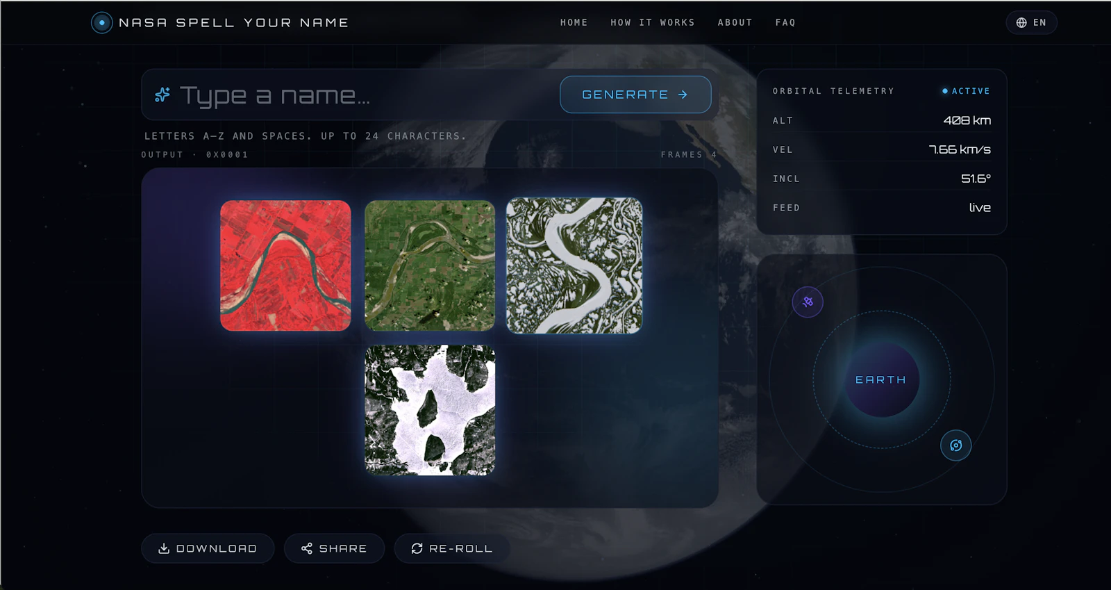 Nasa Spell Your Name screenshot 2