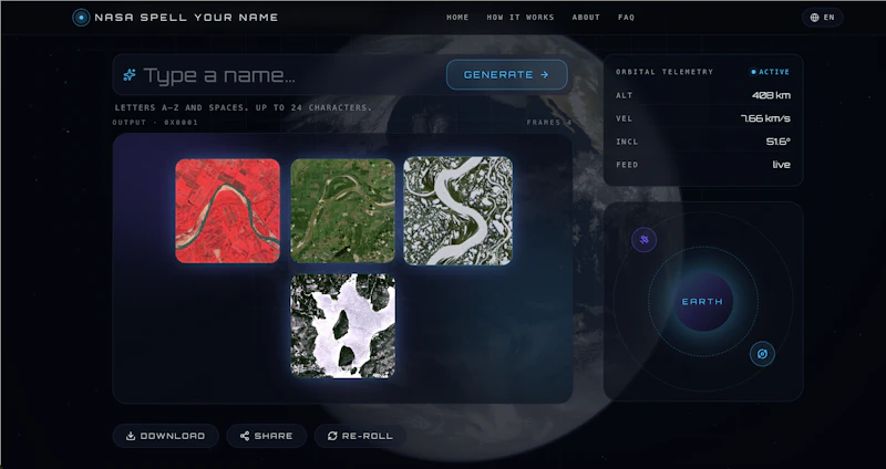 Nasa Spell Your Name screenshot 2