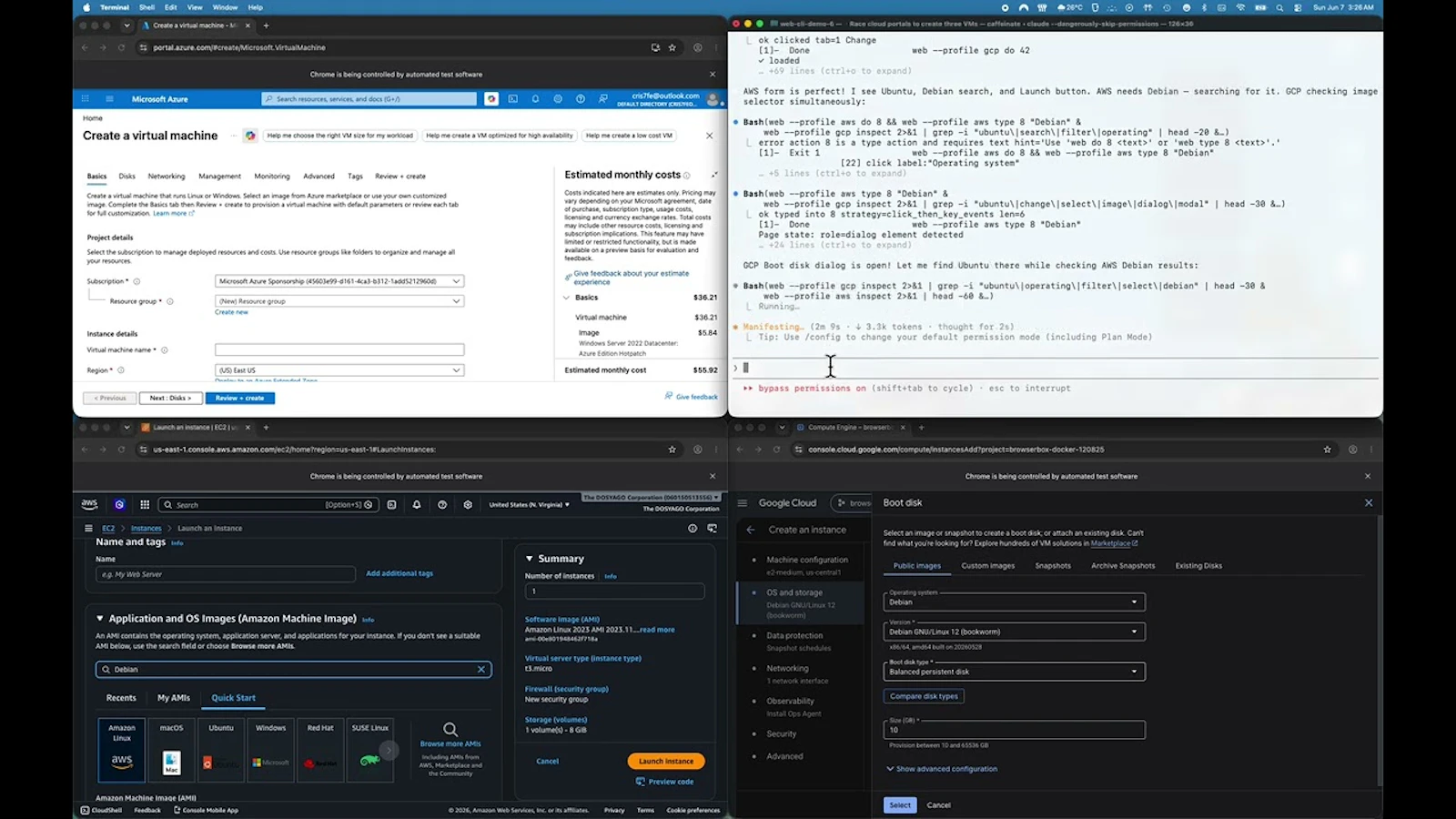 WebCLI - Agent Interface for the Web. screenshot 1 (video preview)