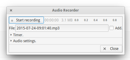Audio Recorder