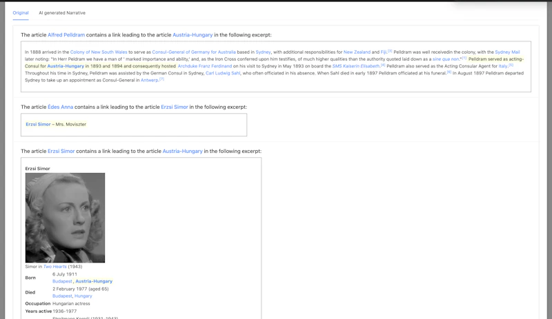 WikiCrawl screenshot 4