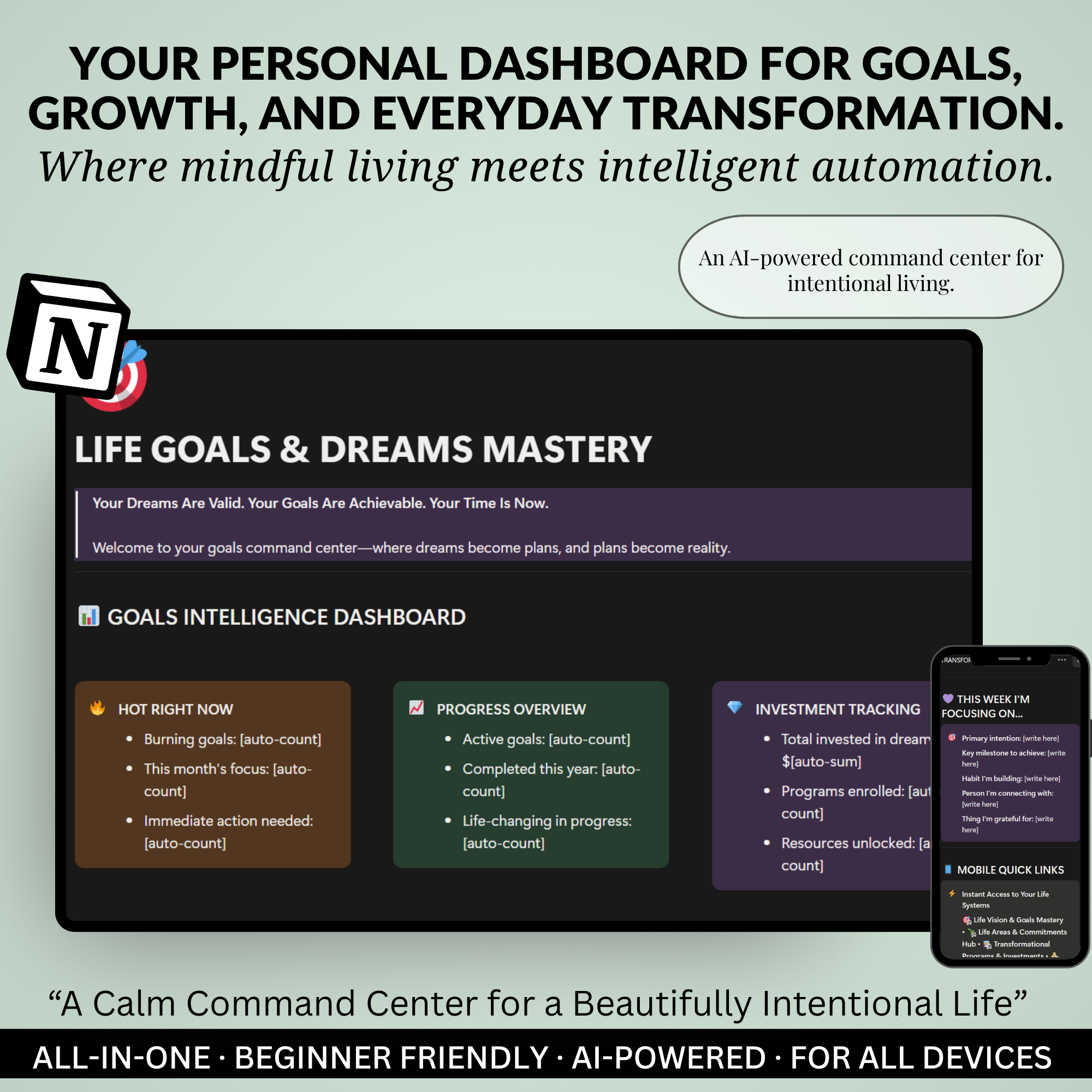 MY LIFE TRANSFORMATION AI OS - Screenshot 3 preview