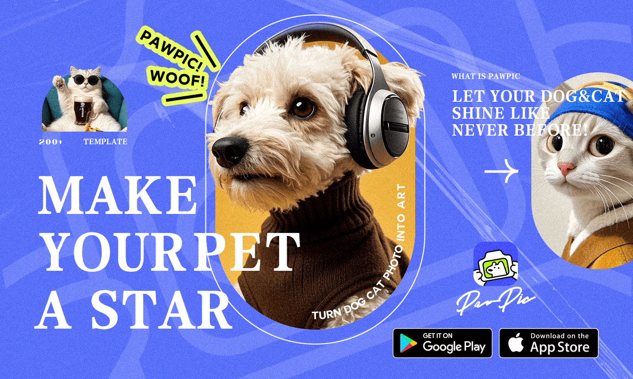 Pawpic - AI Pet Portraits, zoals je nog nooit eerder hebt gezien media 2