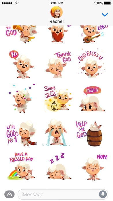 iMessage Stickers - Wooly Wally gallery image