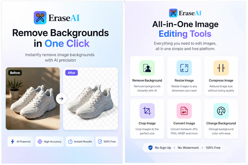 eraseAI - Free AI Image Tools screenshot 3