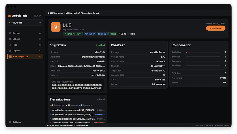AndroidTools screenshot 1