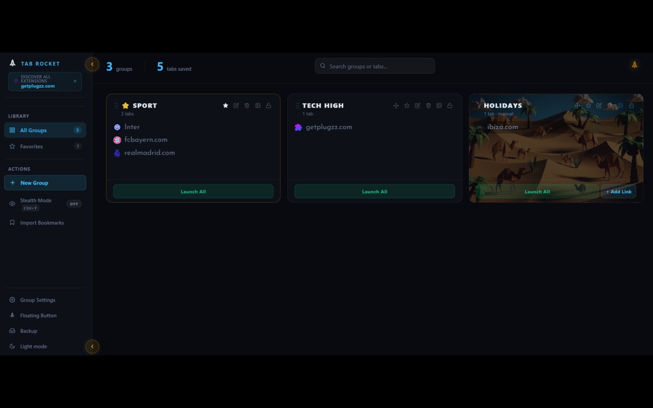 TabRocket gallery image