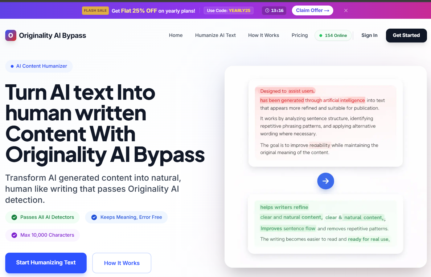 Originality AI Bypass - AI Text to Human gallery image
