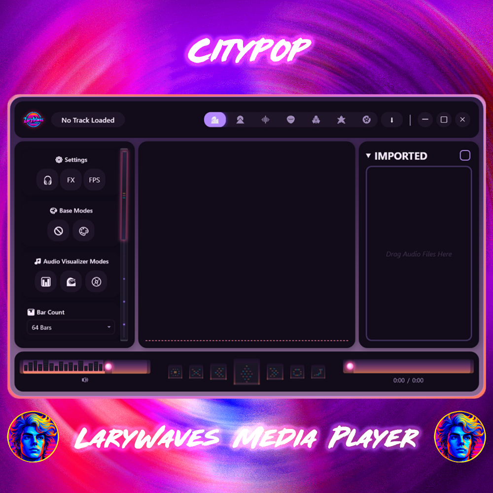 LaryWaves Media Player (v0.1) gallery image