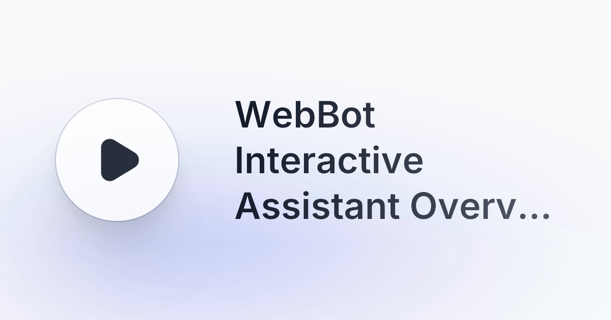 WebBot gallery image