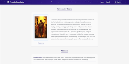 Percy Jackson Cabin Quiz gallery image