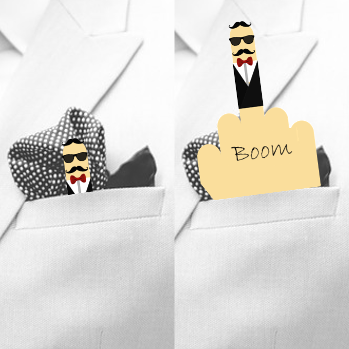 Pocket Middle Finger