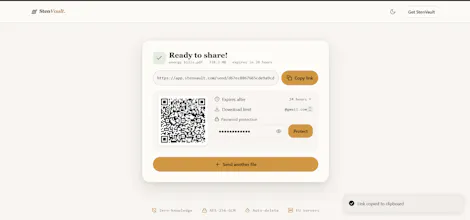 StenVault — Encrypted Cloud Storage gallery image
