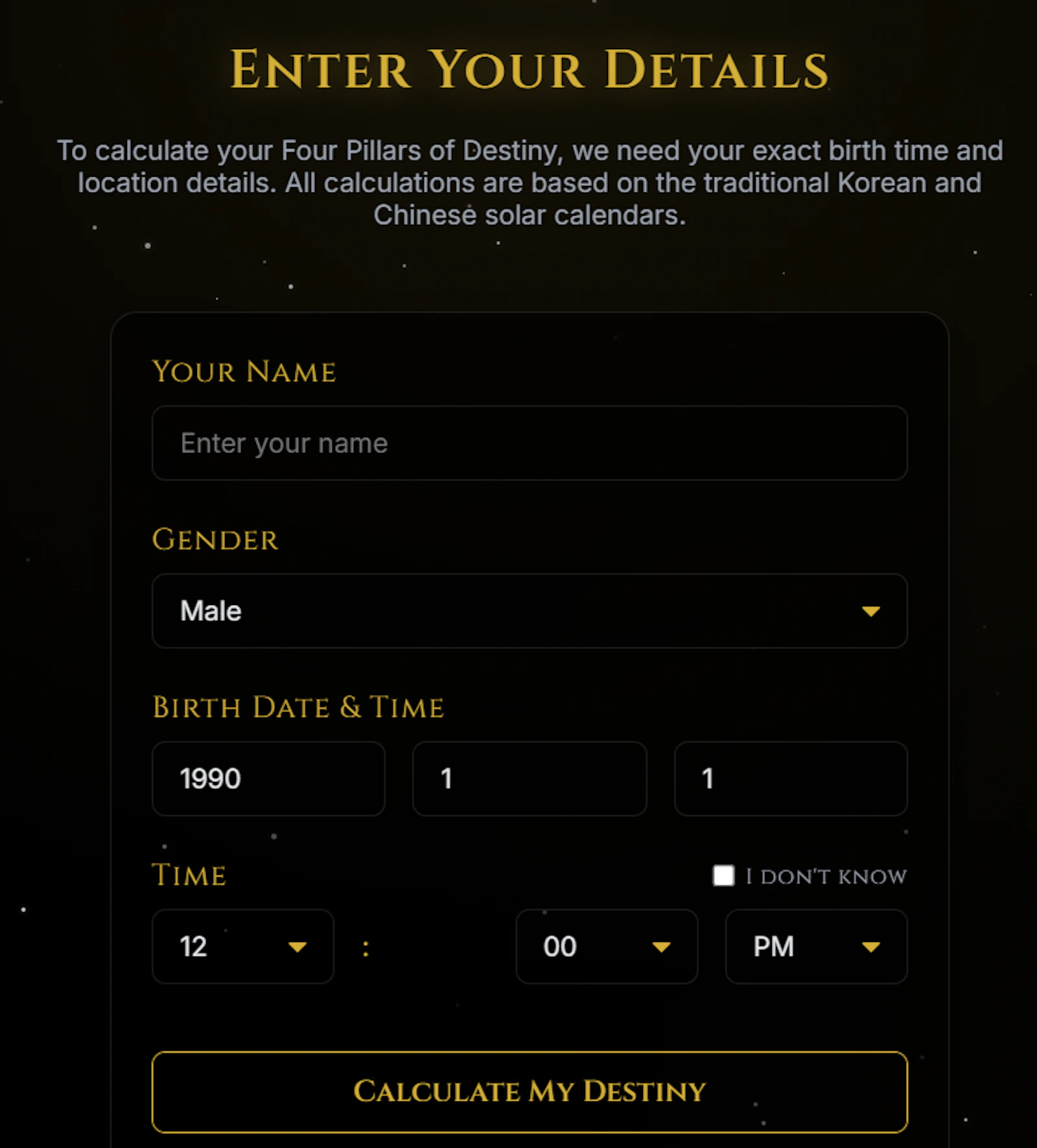 Saju screenshot 2