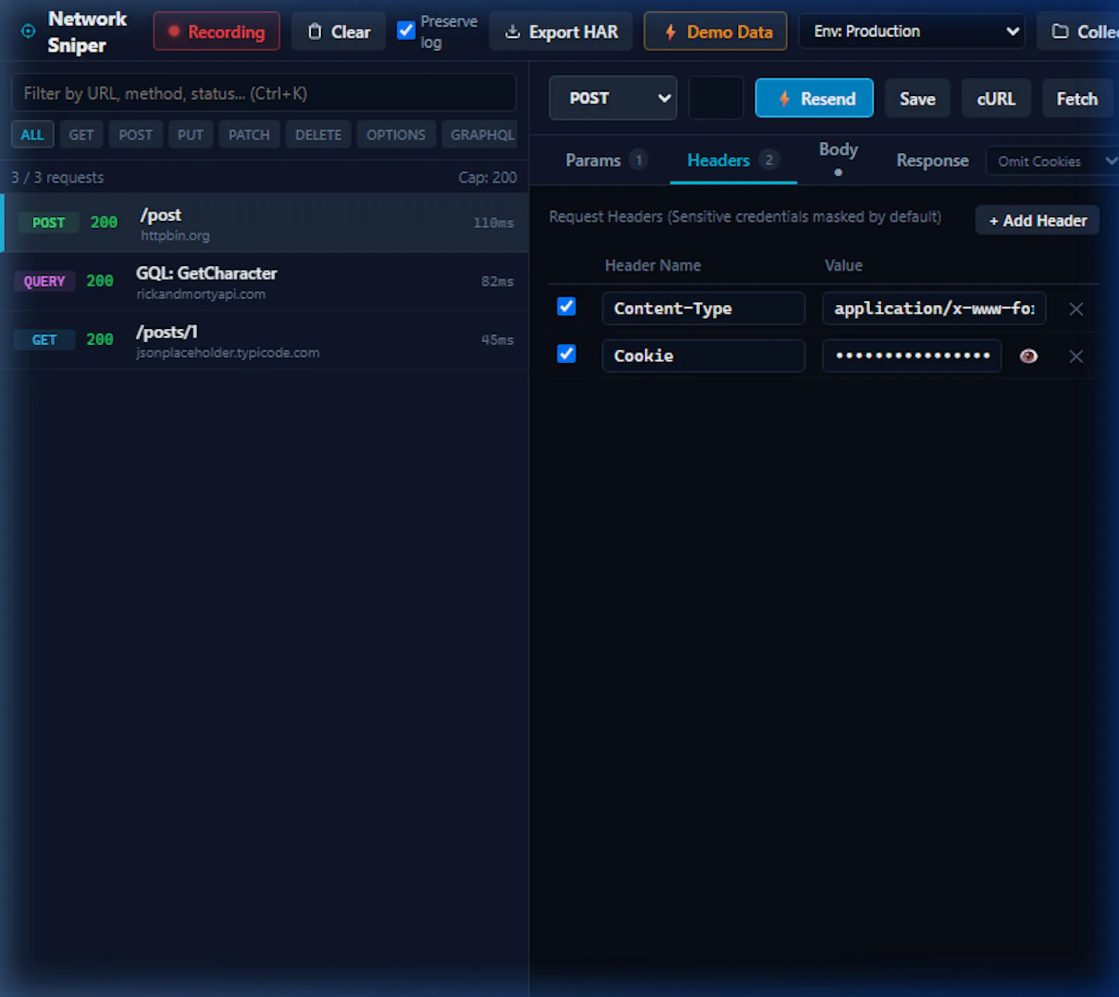 Network Sniper screenshot 2