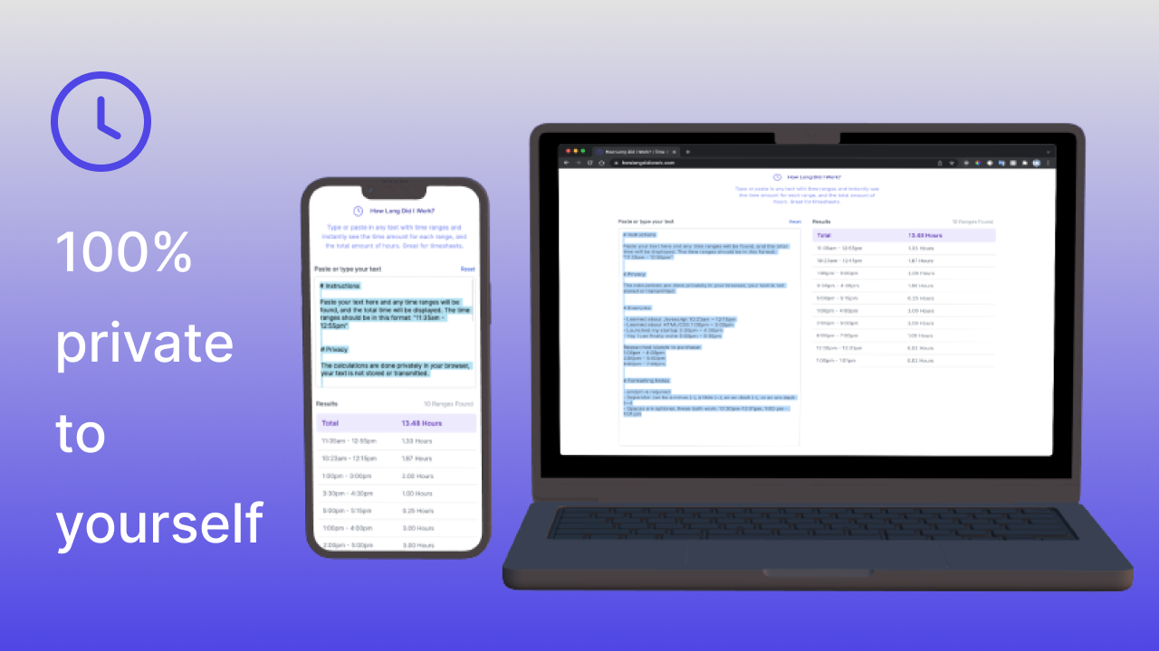 How Long Did I Work? gallery image