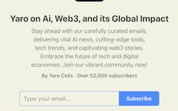 Yaro on Ai and Tech  media 1