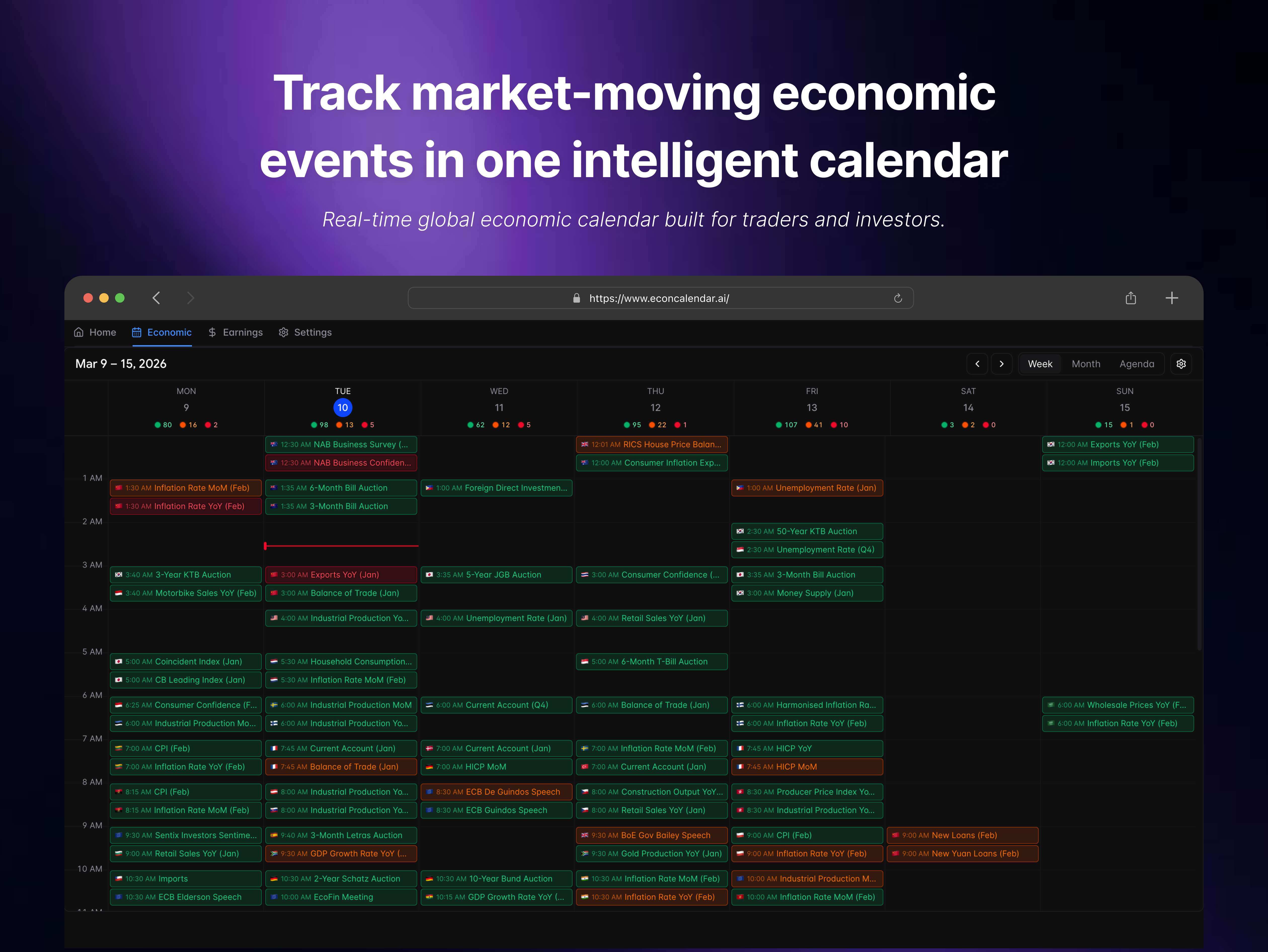 EconCalendar AI gallery image