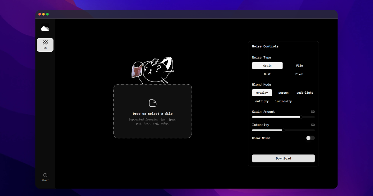“杂色工具”库图像