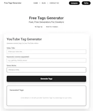 Free Tags Generator gallery image