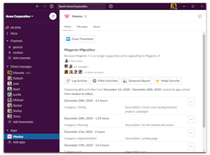 Weekaz for Slack gallery image