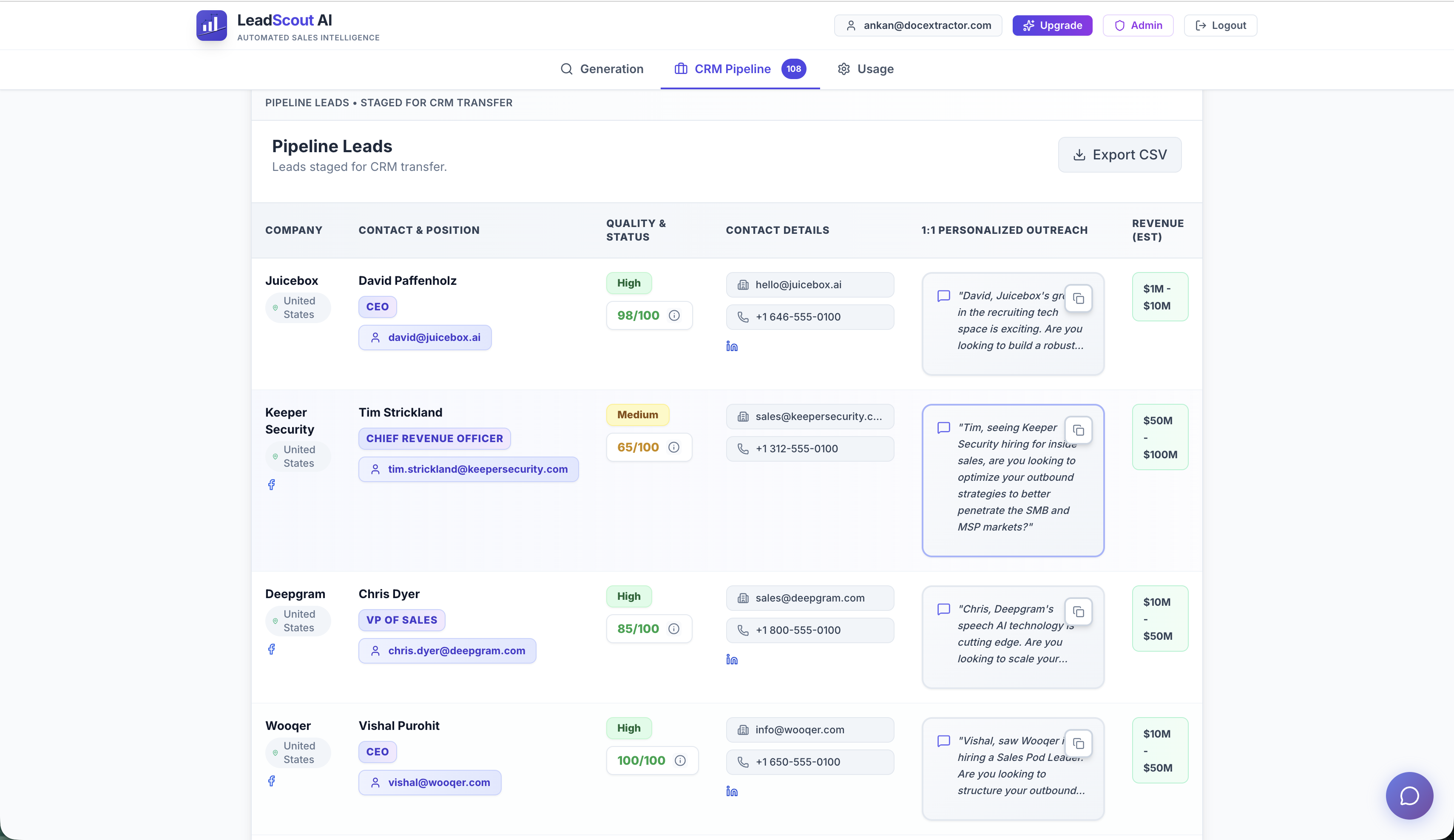 LeadScout AI by Imaginorlabs gallery image