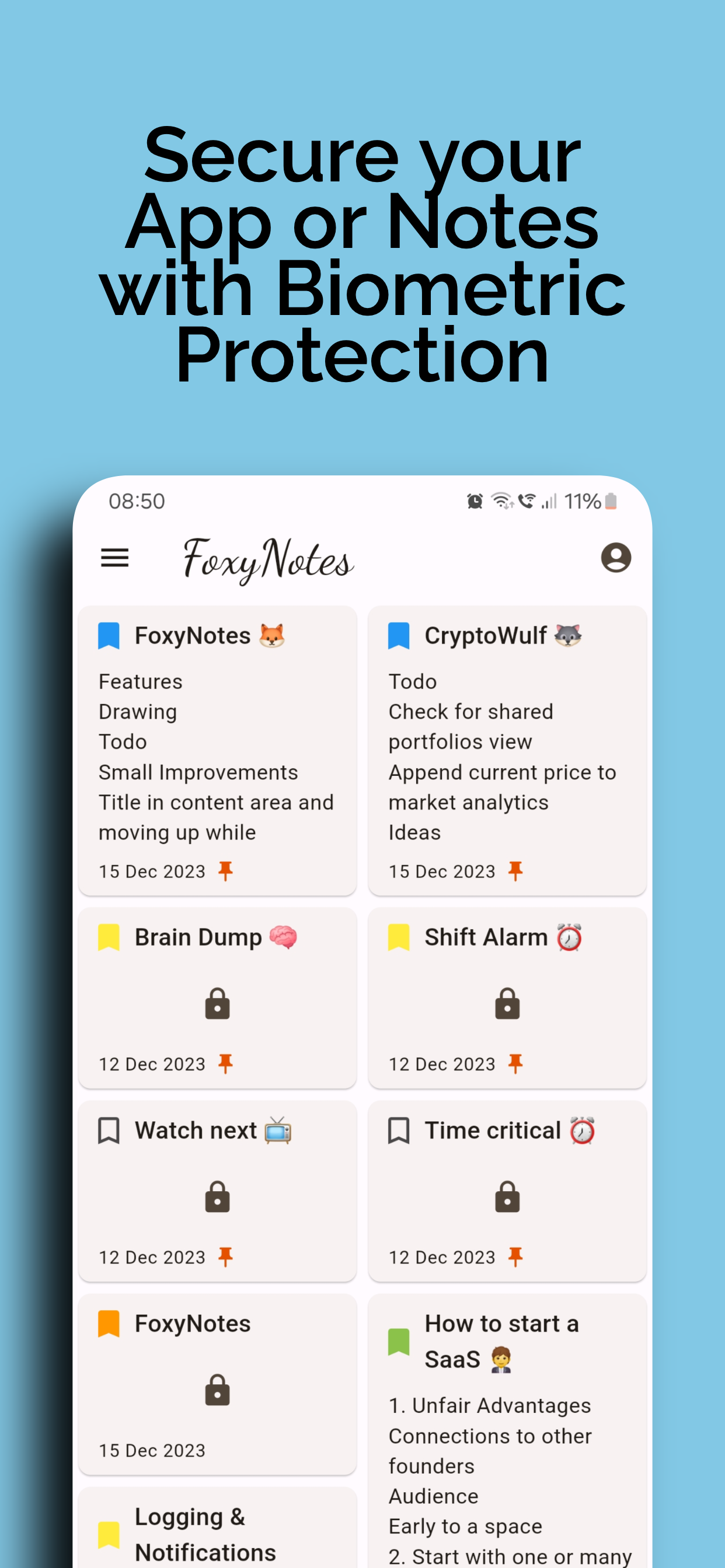 FoxyNotes gallery image