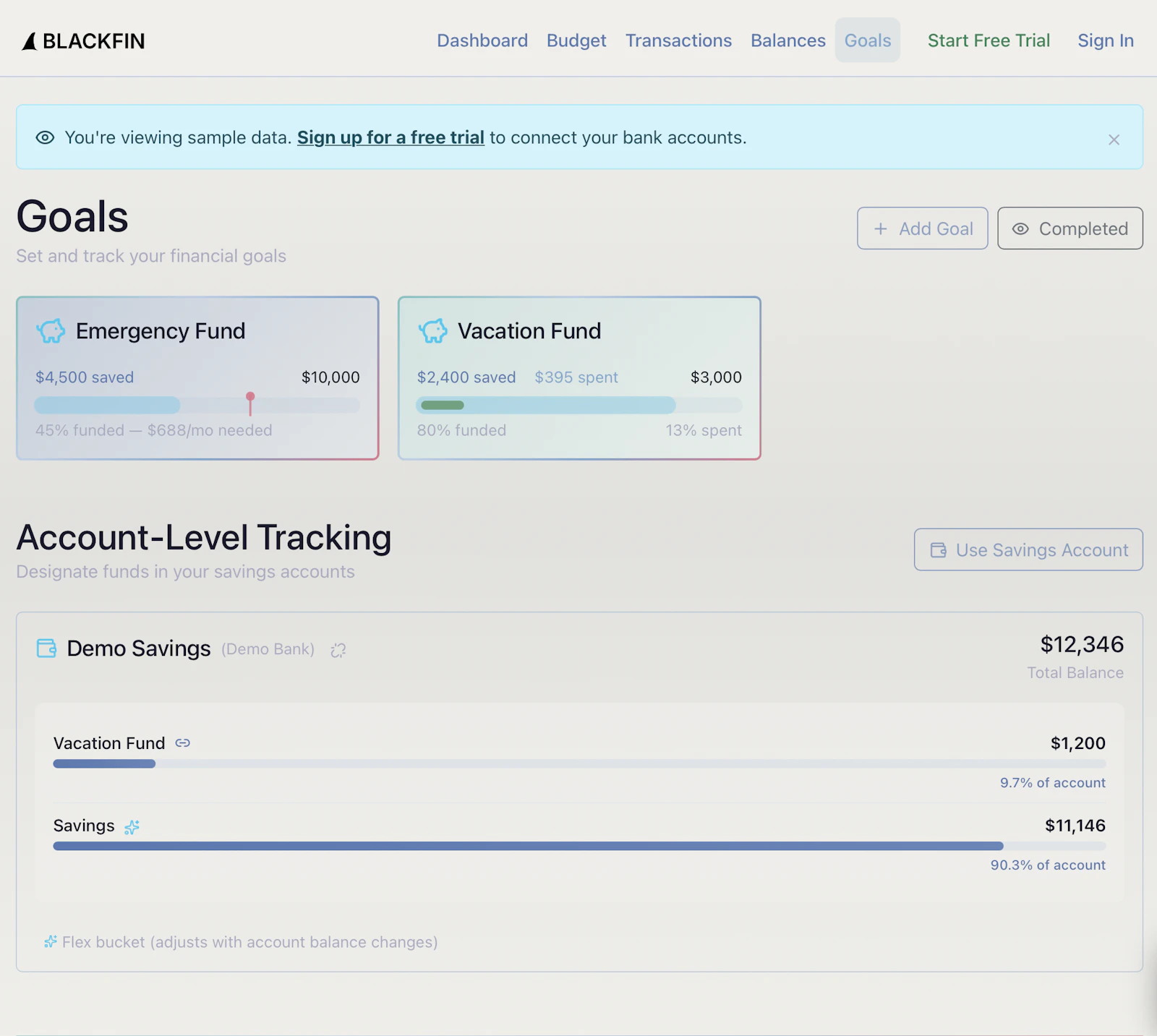 Blackfin Budget screenshot 2