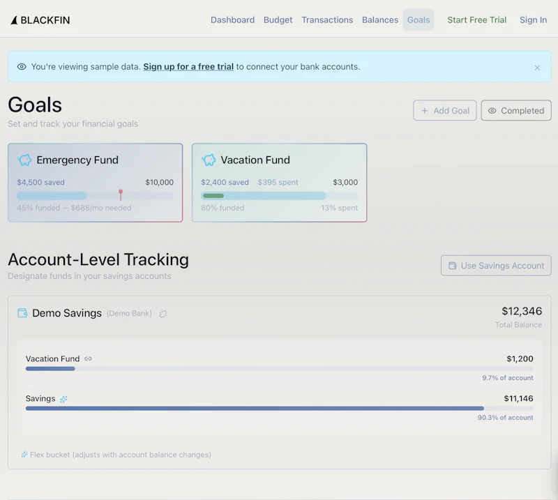 Blackfin Budget screenshot 2