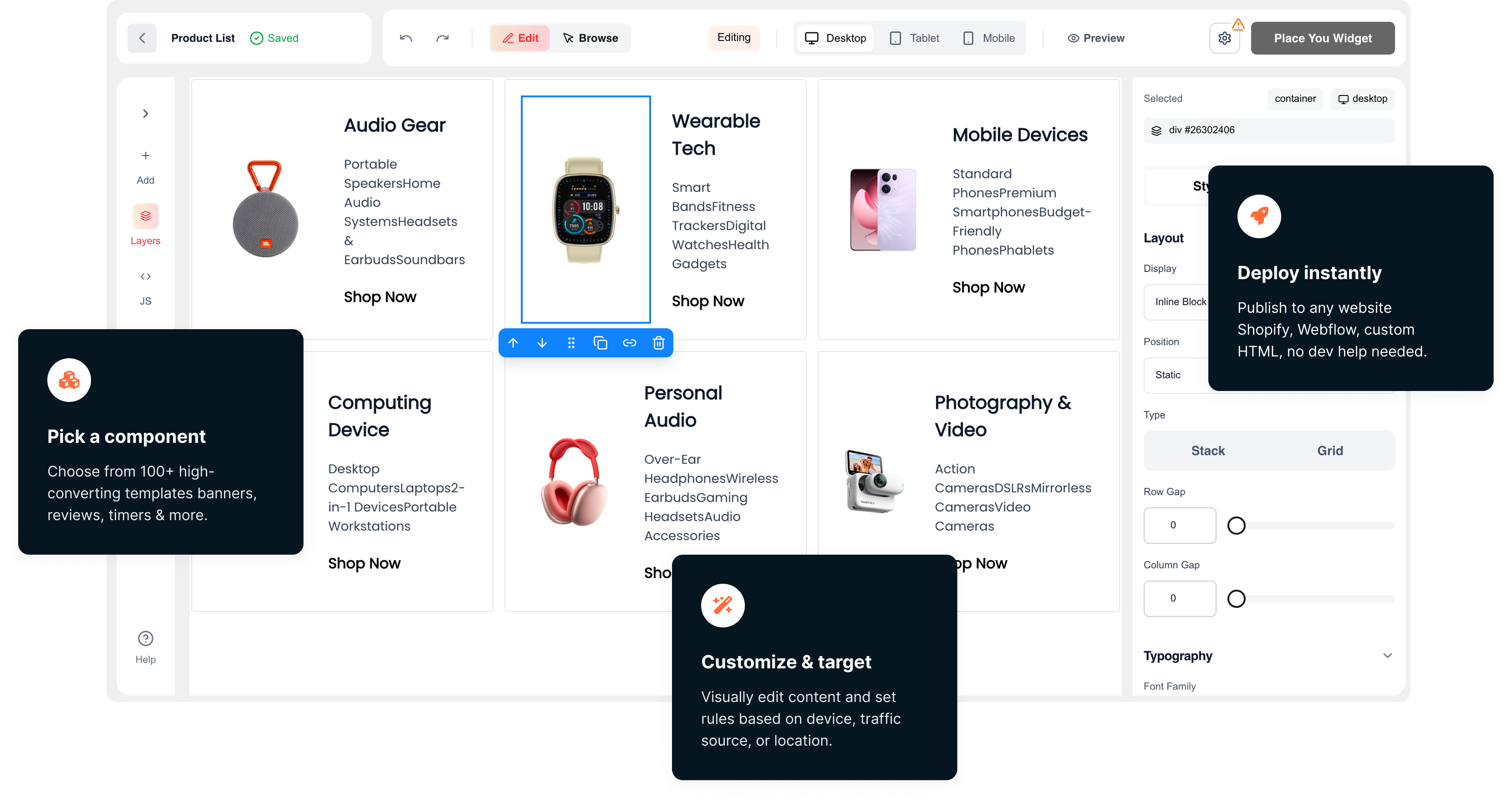 Média Tigsaw - Builder des composants AI - Créer et lancer la section du site Web avec l'IA en quelques minutes 5