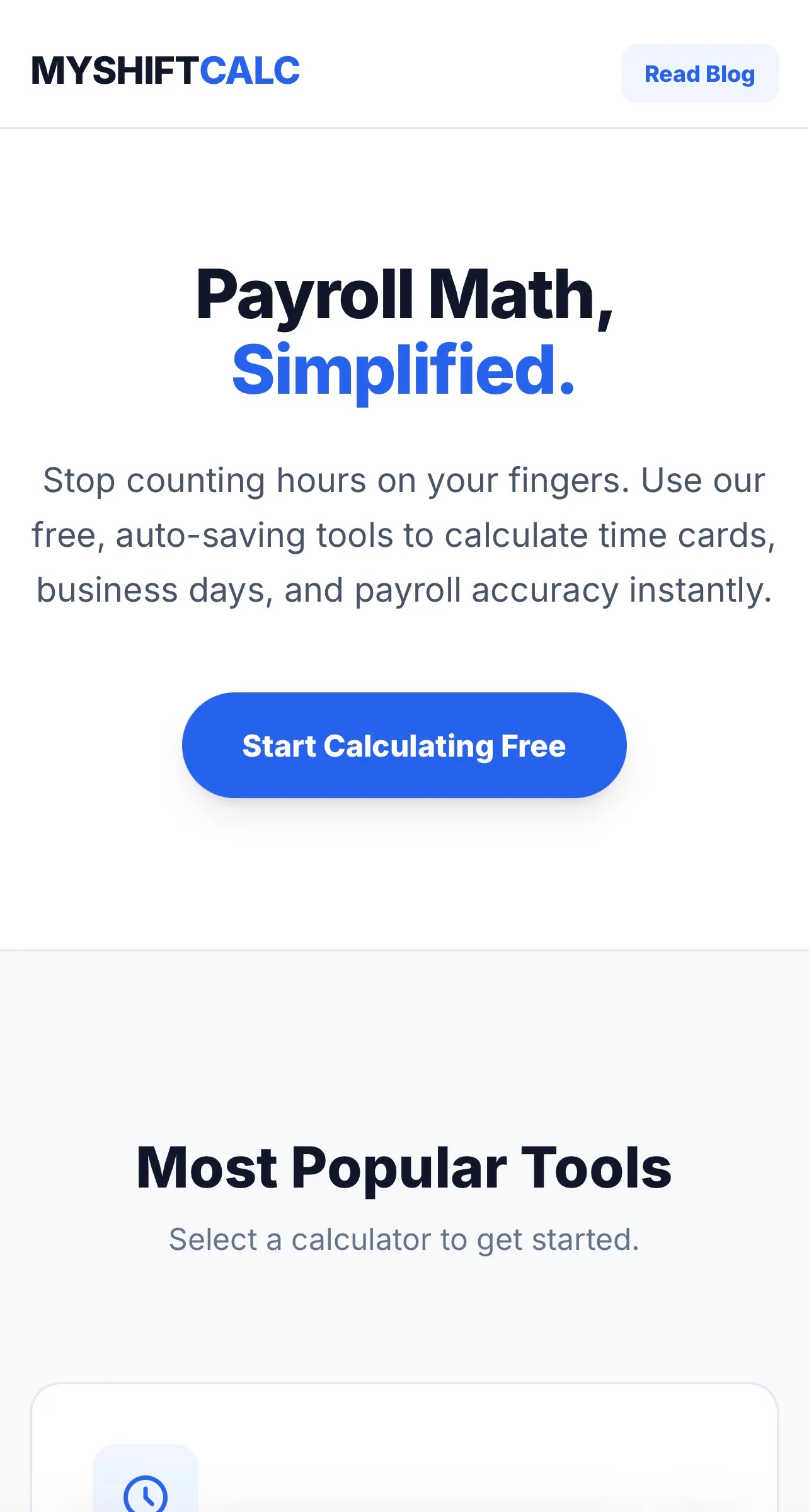 MyShiftCalc