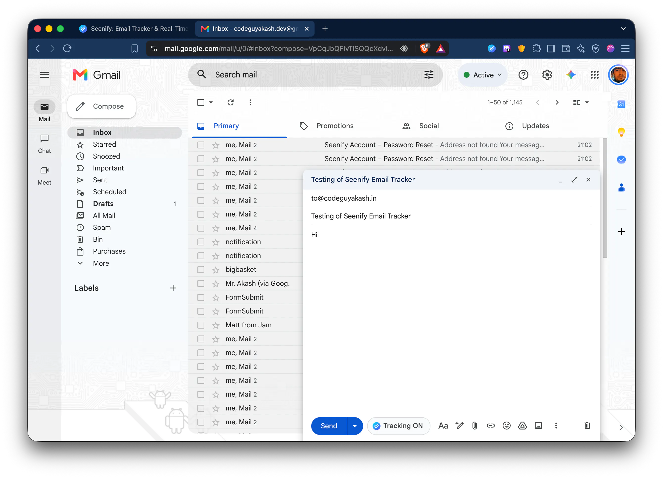 Seenify - Email Tracker gallery image
