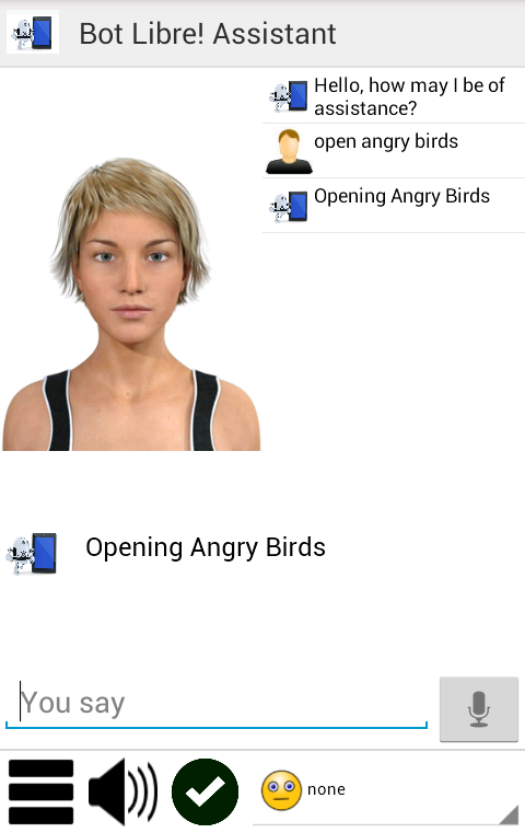 Bot Libre Personal Assistant gallery image