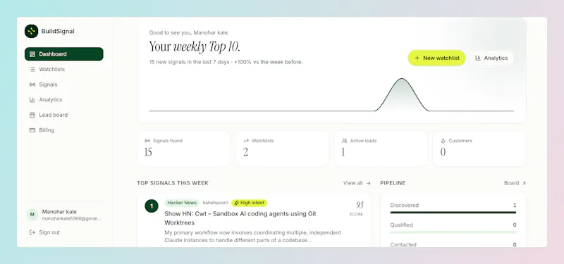 Build Signal screenshot 3