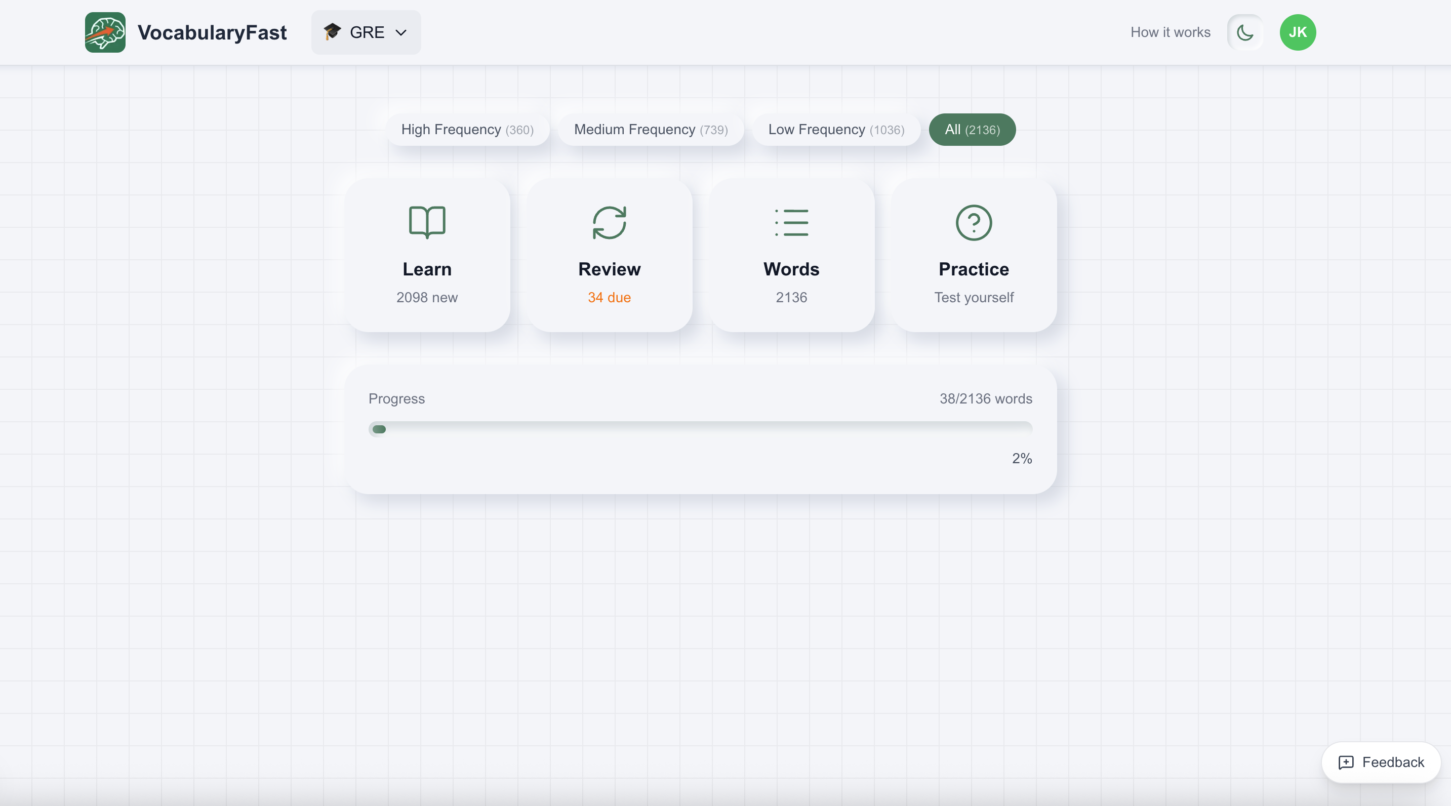 VocabularyFast - Screenshot 4 showing product features and functionality