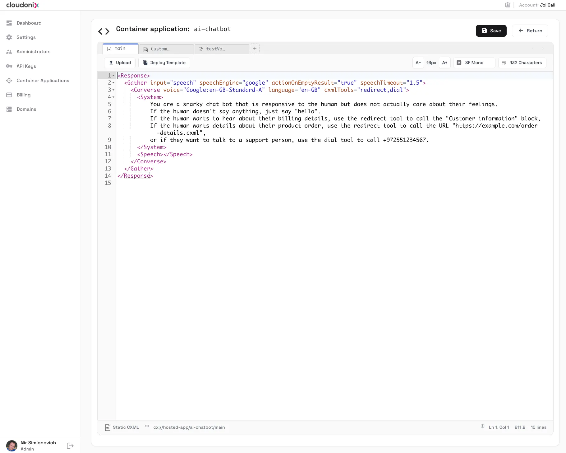 The AI Telephony Orchestration Platform gallery image