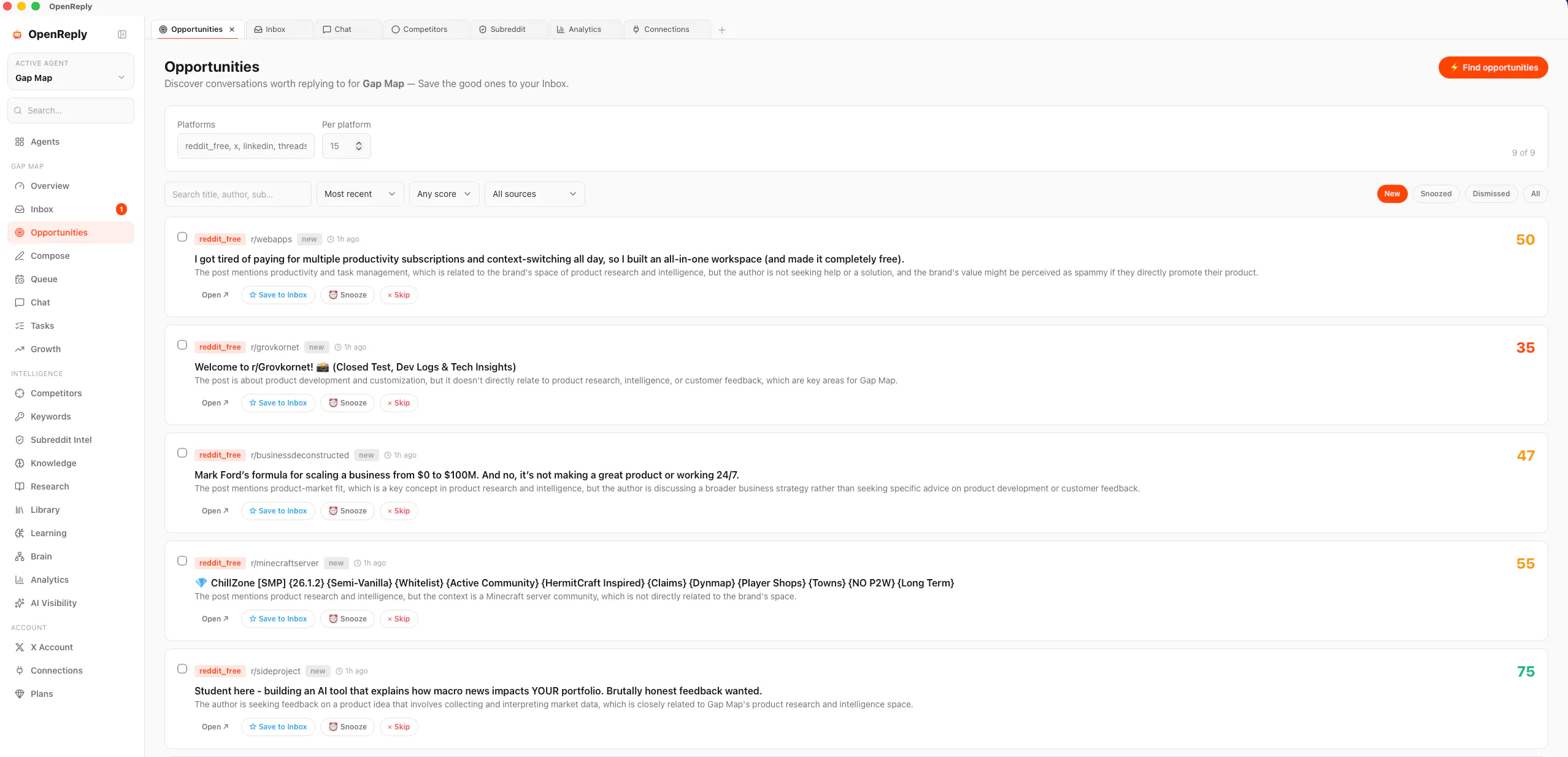 OpenReply - Your Social Media Copilot gallery image