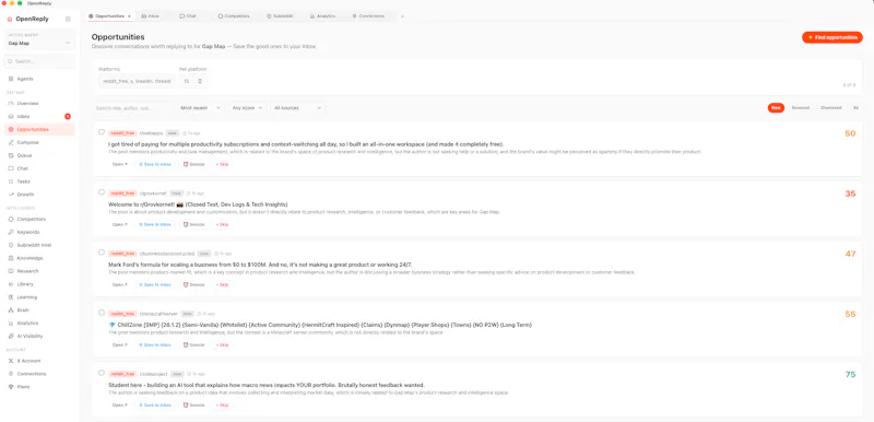 OpenReply - Your Social Media Copilot screenshot 3