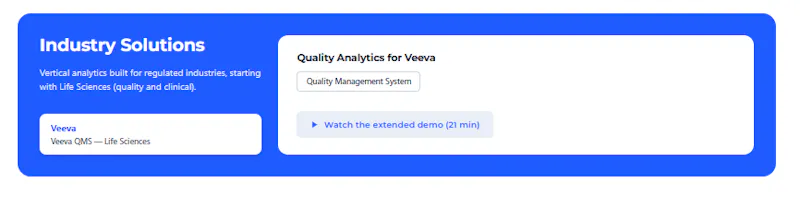 Enterprise Analytics Accelerator screenshot 1