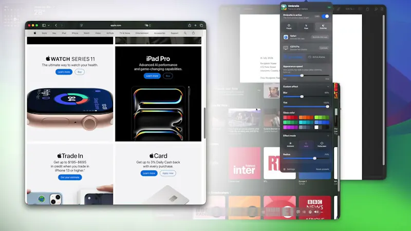 Ombrelle screenshot 1 (video preview)
