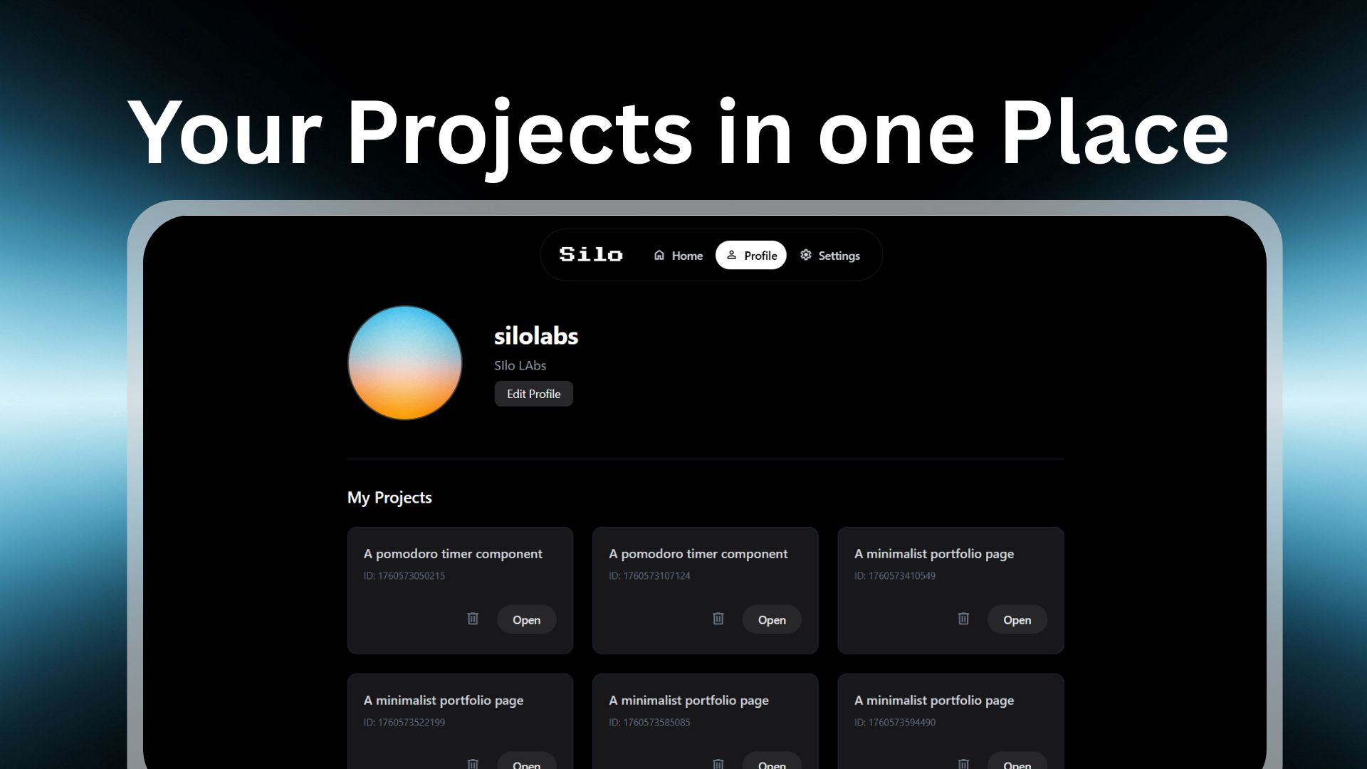 Silo Build gallery image