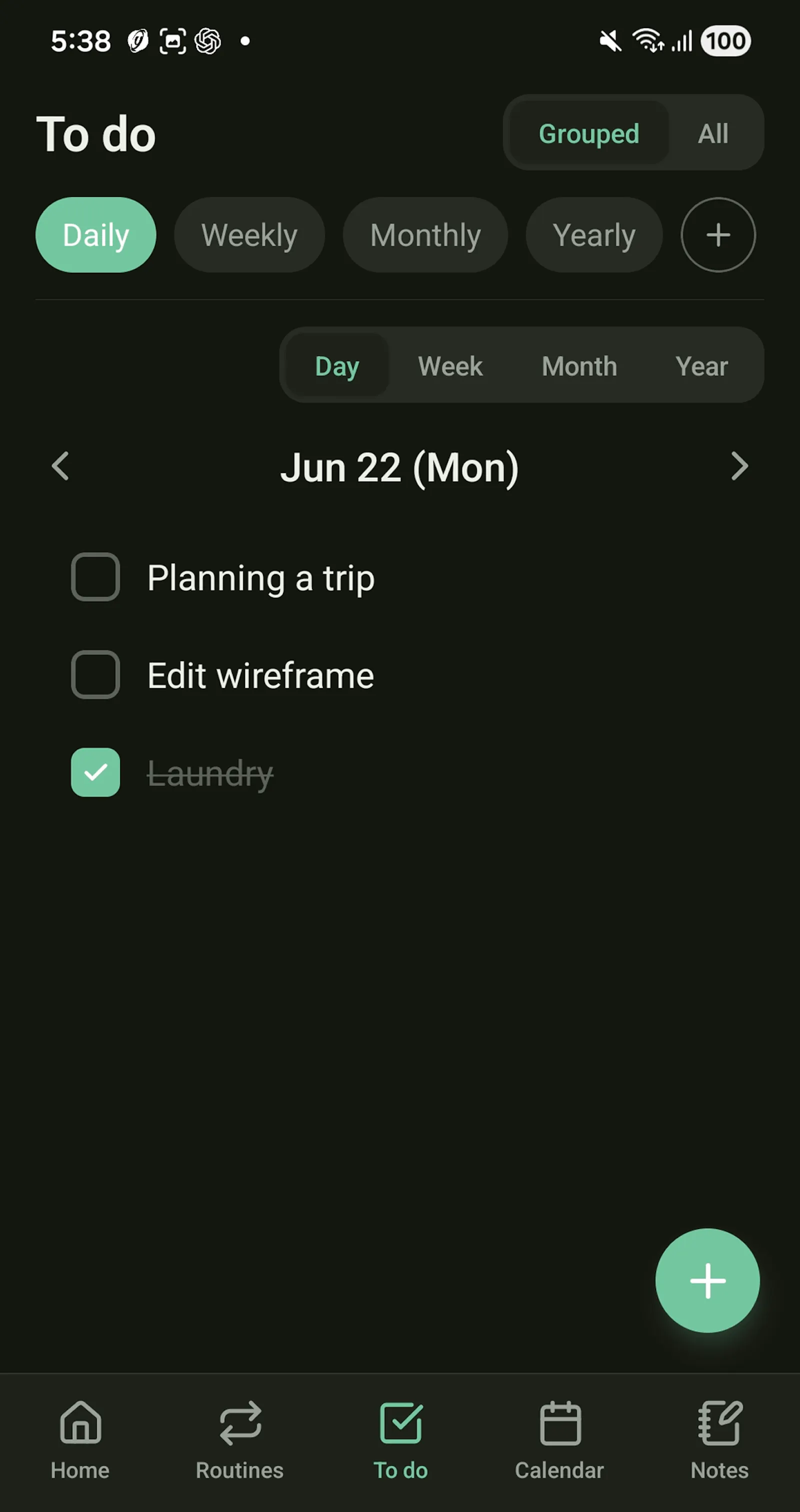 Dailytine - Routine, To do, Memo screenshot 4
