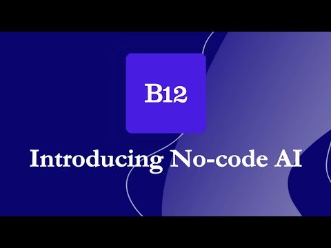 startuptile B12 No-code AI-Build custom AI tools without code