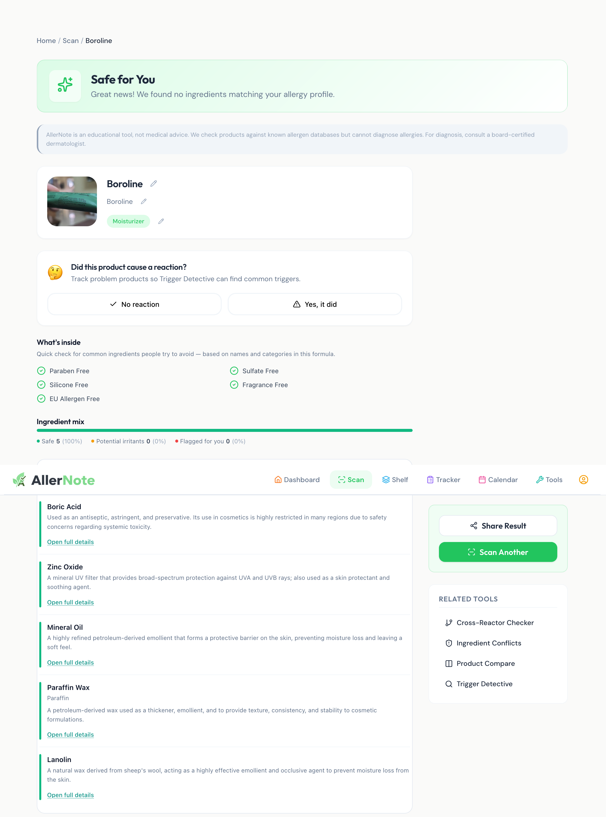 AllerNote gallery image