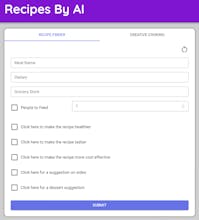 Recipes By AI gallery image