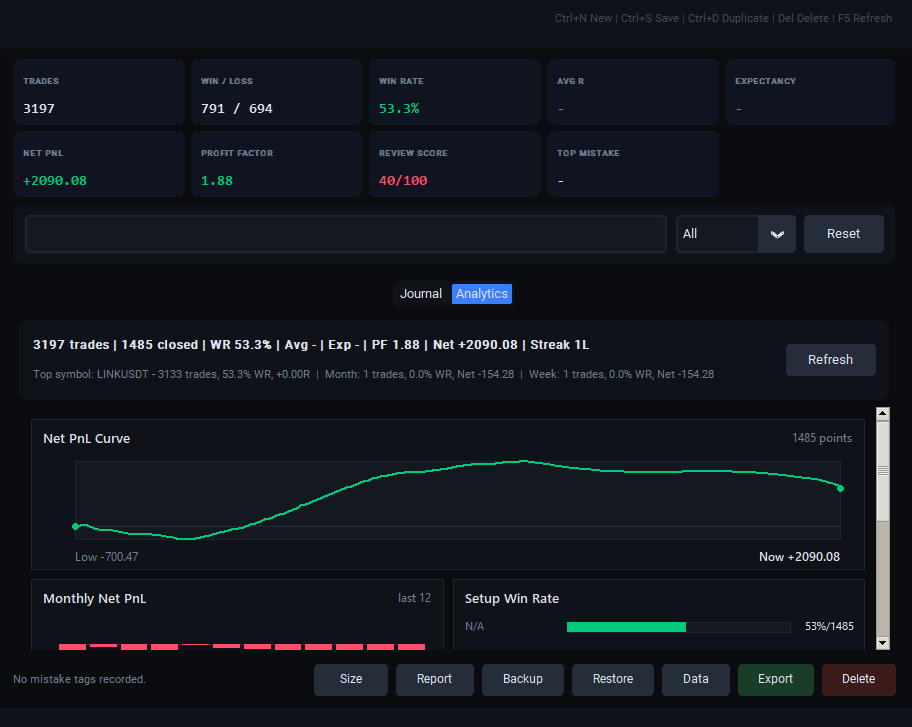 FlowState Trading Journal gallery image