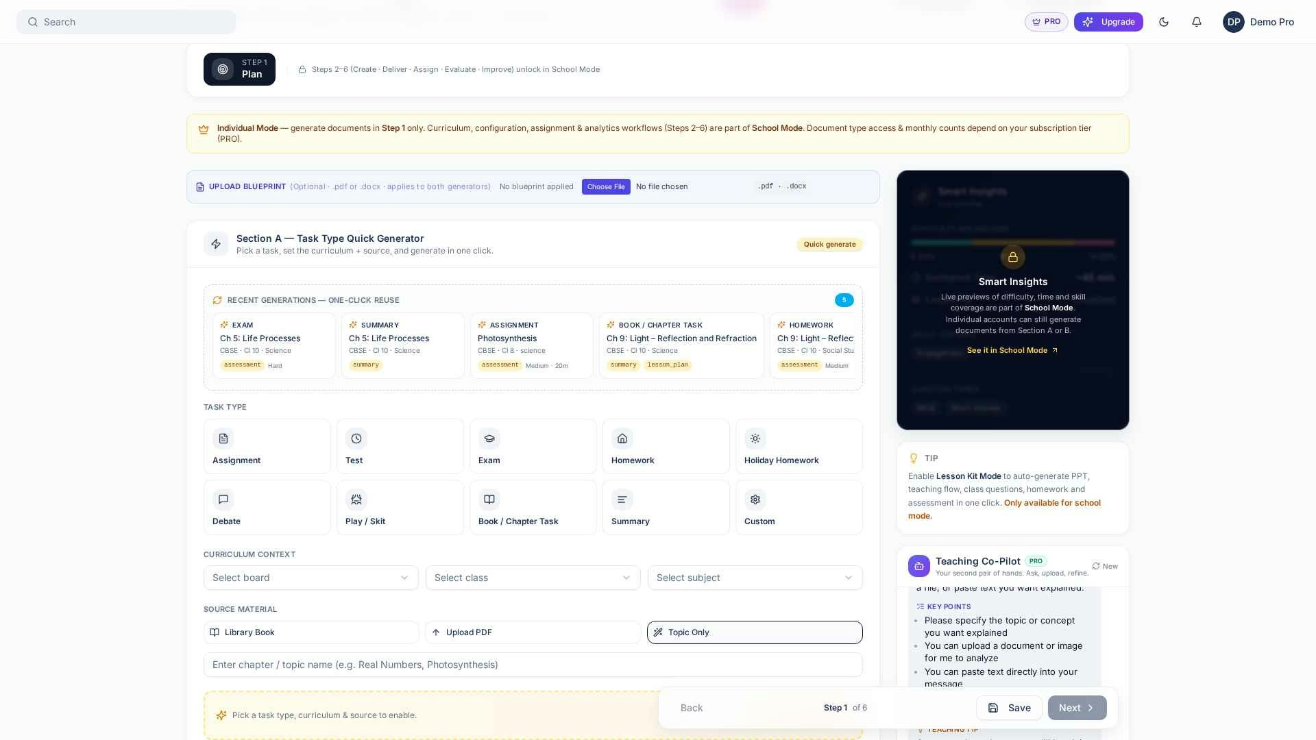 Student Intelligence Platform