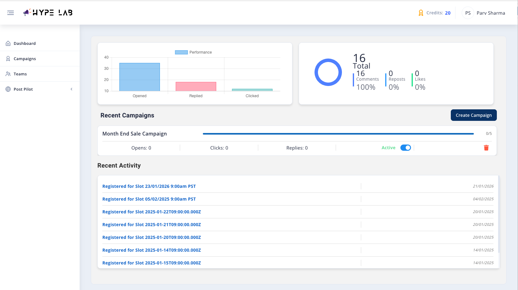 Hypelab AI - Screenshot 2 showing product features and functionality